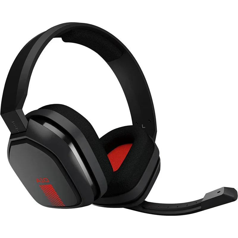 Astro Astro Gaming A10 Headset For Xbox One/Nintendo Switch / PS4 / Pc And Mac - Wired 3.5Mm And Boom Mic By Logitech - Eco-Friendly Packaging - (Red/Black) - eBuy UAE