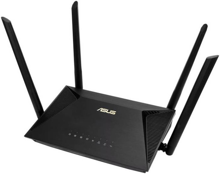Asus AX1800 (RT-AX1800U) Dual Band WiFi 6 (802.11ax) Router supporting MU-MIMO and OFDMA technology, with AiProtection Classic network security powered by Trend Micro, compatible with ASUS AiMesh WiFi system - eBuy UAE