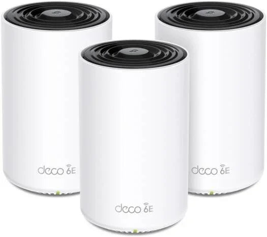 TP-Link Deco XE75 (3-Pack x 4) AXE5400 Tri-Band Whole Home Mesh Wi-Fi 6E System, Up to 5378 Mb/s Speed, AI-Driven Mesh, Connect Up To 200 Devices, White | DECO XE75-3-P - eBuy UAE