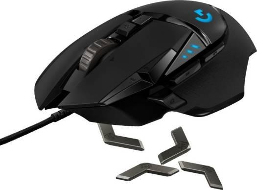 Logitech G502 HERO Gaming Mouse with Sensor (RGB Mice, 16'000 DPI, 11 Programmable Buttons, Laptop PC Computer Mouse, 5 Adjustable Weights, Balance Tuning) - eBuy UAE