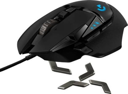 Logitech G502 HERO Gaming Mouse with Sensor (RGB Mice, 16'000 DPI, 11 Programmable Buttons, Laptop PC Computer Mouse, 5 Adjustable Weights, Balance Tuning) - eBuy UAE