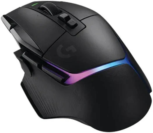 Logitech G502 X Plus Wireless Gaming Mouse, Lightspeed Wireless Connectivity, 8 Zone RGB Lighting, HERO 25K Sensor, 25600dpi Resolution, 40G2 Acceleration, USB-C, 120H Battery Life, Black - eBuy UAE