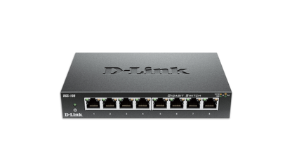 D-Link DGS-108 8-Port Gigabit Unmanaged Desktop Switch - eBuy UAE