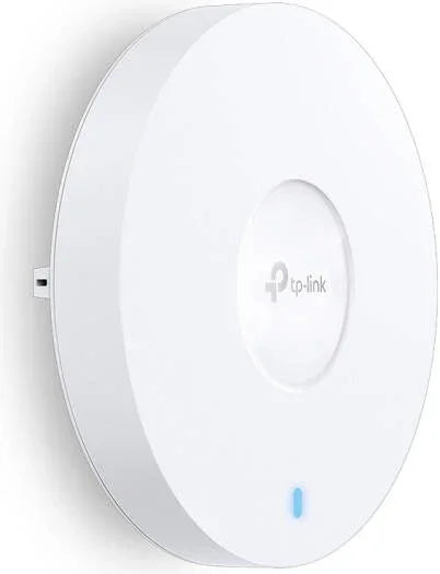 TP-Link AXE11000 Ceiling Mount Quad-Band WiFi 6E Access Point, 160 MHz Bandwidth Channel, PoE++ Support, Smart Antennas, 1x 10Gbps Ethernet Port, White | EAP690E HD - eBuy UAE