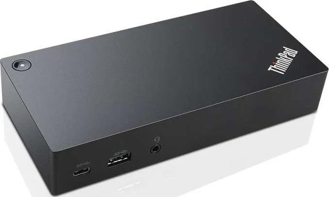 Lenovo ThinkPad USB-C Dock (DP, VGA, USB 3.0, USB 2.0, USB-C, Ethernet, Stereo / Mic, Lock Slot) | 40A90090UK / 49A90090UK - eBuy UAE