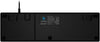 Logitech G513 Carbon Backlit Mechanical Gaming Keyboard, GX Blue Switch Clicky, 26-Key Rollover & Anti-Ghosting, Programmable Macros, Palmrest, USB Passthrough Connectivity, Black | 920-008934
