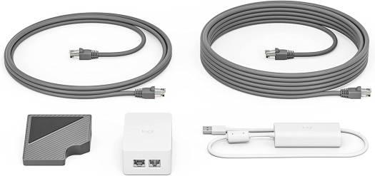 Logitech Cat5e Video Conferencing Accessory Kit, USB 2.0 Port, Compatible with Logitech Tap,100-240V Auto Switching Power Supply, Gray - White | 952-000019 - eBuy UAE