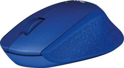 Logitech M330 Silent Plus Wireless Large Mouse, 2.4 GHz Wireless Connectivity, 1000 dpi Optical Sensor, Up to 10m Range, Quiet Buttons & Scroll Wheel, Up to 24Mo Battery Life, Blue | 910-004910 - eBuy UAE