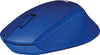 Logitech M330 Silent Plus Wireless Large Mouse, 2.4 GHz Wireless Connectivity, 1000 dpi Optical Sensor, Up to 10m Range, Quiet Buttons & Scroll Wheel, Up to 24Mo Battery Life, Blue | 910-004910