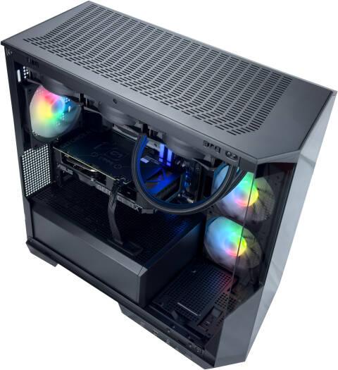 Cyber Gaming PC - Intel Core i7-14700K 20 Cores 28 Threads, NVIDIA RTX 4060 TI 8GB, 16GB DDR5 RAM 5600MHz, 1TB SSD Gen 4, 650W 80 PLUS PSU, 360mm Liquid Cooler - eBuy UAE