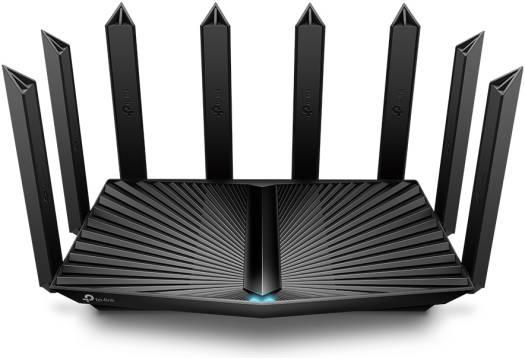TP-Link Archer AX90 AX6600 Tri-Band Wi-Fi 6 Router, Up to 4804 Mbps Max Speed, 8 High-Gain Antennas, WPA3 Reinforces Wi-Fi Encryption, 1×2.5 Gbps WAN/LAN Port 3×Gigabit LAN, USB, Black | 0150503320 - eBuy UAE