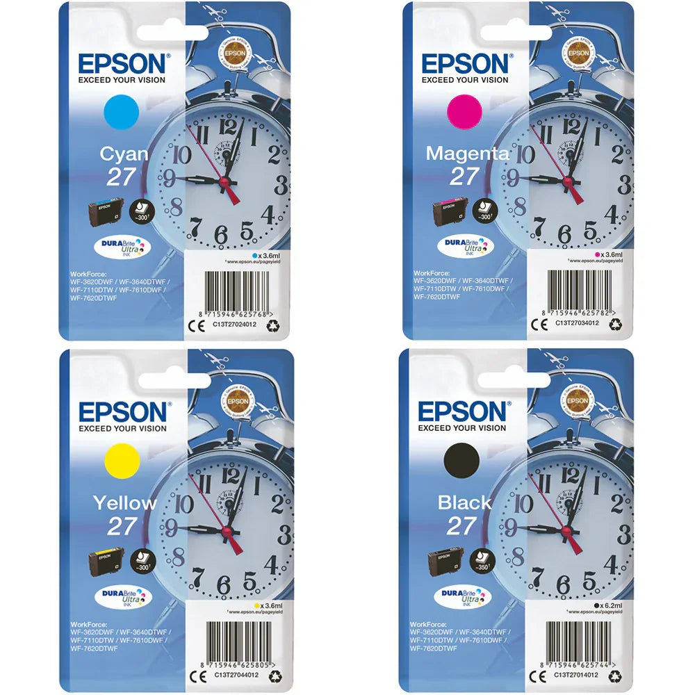 Epson 27 Ink Cartridge for Epson Workforce WF-7620 Multifunction Printer - eBuy UAE