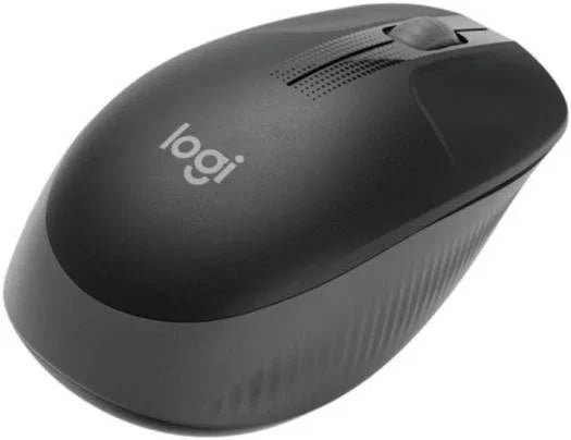 Logitech M190 Full Size Wireless Mouse, 1000 dpi Radio Optical Anthracite, 3 Buttons 18-Month Battery with Power Saving Wide Scroll Wheel, Scooped Buttons - Charcoal - eBuy UAE
