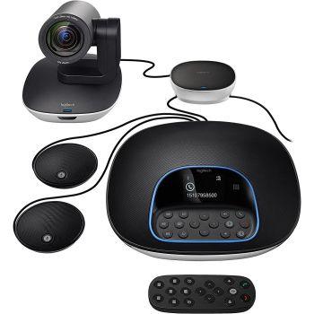 Logitech Group Video Conferencing Bundle With Expansion Mics For Big Meeting Rooms - eBuy UAE