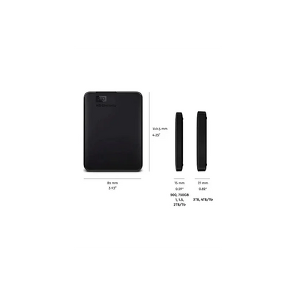 Elements Portable 2 Tb External Hard Drive Usb 3.0 2 Tb - eBuy UAE