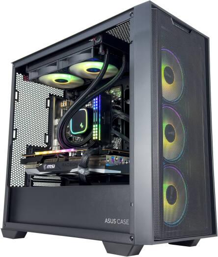 NeonX Gaming PC - AMD Ryzen 7 7800X3D 18 Cores 16 Threads, NVIDIA RTX 5070 12GB, 32GB DDR5 RAM 6000MHz, 1TB SSD Gen 4, 650W PSU, 240mm Liquid Cooler, Wi-Fi + BT - eBuy UAE