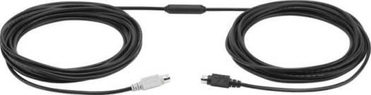 Logitech Group Extended Cable, 10M Cable Length, Mini-DIN-6 Connection Type, For Large Conference Rooms, Black | 939-001487 - eBuy UAE