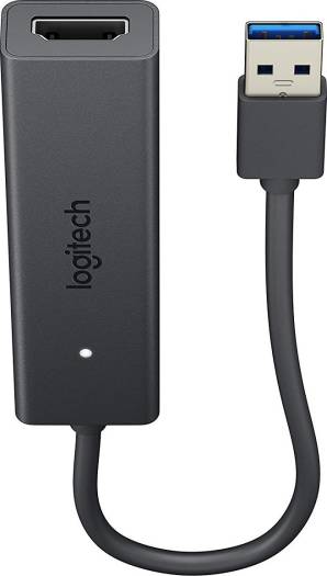 Logitech Screen Share - HD Video + Audio - Conference Room HDMI Adapter for Laptops, PC and Tablets | 939-001553