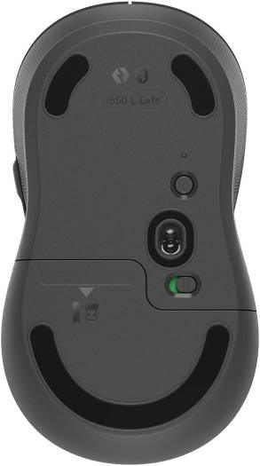 Logitech Signature M650 L Left-Handed Wireless Mouse, Bluetooth & Logi Bolt USB Connectivity, Up to 4000 DPI Resolution, Logitech Advanced Optical Tracking Sensor, 5 Buttons, Graphite | 910-006239 - eBuy UAE