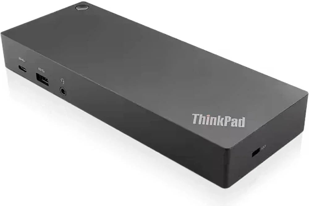 Lenovo ThinkPad Hybrid USB-C, Supports Up to 2* External Monitors, 1*USB-C, 3*USB 3.1 Gen2, 2*USB 2.0, 2* DisplayPort, 2*HDMI, 1* 3.5 mm Stereo/Mic Combo Port, Black - eBuy UAE
