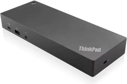 Lenovo ThinkPad Hybrid USB-C, Supports Up to 2* External Monitors, 1*USB-C, 3*USB 3.1 Gen2, 2*USB 2.0, 2* DisplayPort, 2*HDMI, 1* 3.5 mm Stereo/Mic Combo Port, Black - eBuy UAE