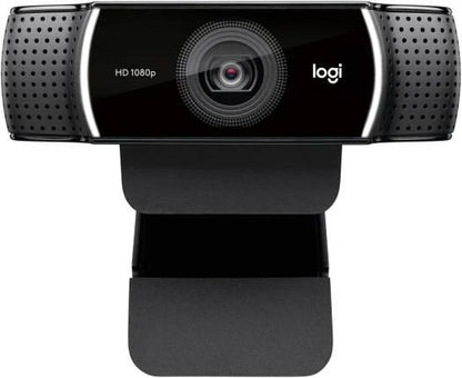Logitech C922 Pro Stream Full HD Webcam, Built-In Dual-Mic Stereo Sound, Auto-Light Correction, Hyperfast Frame Rate, 78° Diagonal FOV, Autofocus, Black | 960-001088 / 960-001089 / 960-001087 - eBuy UAE