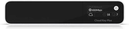 Ubiquiti Networks Cloud Key, Gen2, 1TB 2.5" SATA SSD, 802.3af PoE, Front Panel Display, Hybrid Cloud Technology, 2 USB-C Ports, MicroSD Card Slot, Gigabit Ethernet Poe+ Port, Silver | UCK-G2-SSD - eBuy UAE