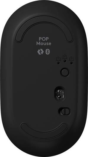Logitech Wireless Pop Mouse, With Customizable Emoji, 1000 DPI Nominal Value, 4 Buttons, 10m Range, Bluetooth Connection, Precision/Speed Scroll, OS Compatible, Blast Yellow | 910-006546 - eBuy UAE