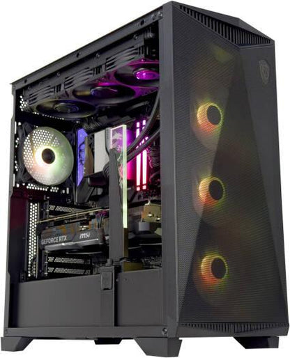 MSI Ultimate Gaming PC - Intel Core Ultra 9 285K 24 Cores 24 Threads, NVIDIA RTX 5080 16GB, 64GB DDR5 RAM 6400MHz, 2TB SSD Gen 4, 1000W 80 PLUS PSU, 360mm Liquid Cooler, Wi-Fi + BT - eBuy UAE