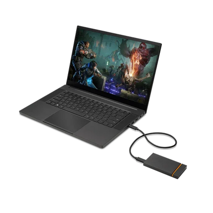Seagate Firecuda Gaming SSD 2 TB External Solid State Drive - USB-C USB 3.0 with NVMe for PC Laptop (STJP2000400), Blac - eBuy UAE