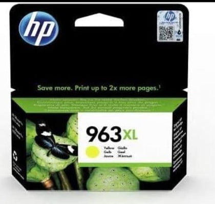 Hp 963XL High Yield Yellow Original Ink Cartridge [3Ja29Ae] | Works With Hp Officejet Pro 9010, 9013, 9020, 9023 Printers, XL - eBuy UAE