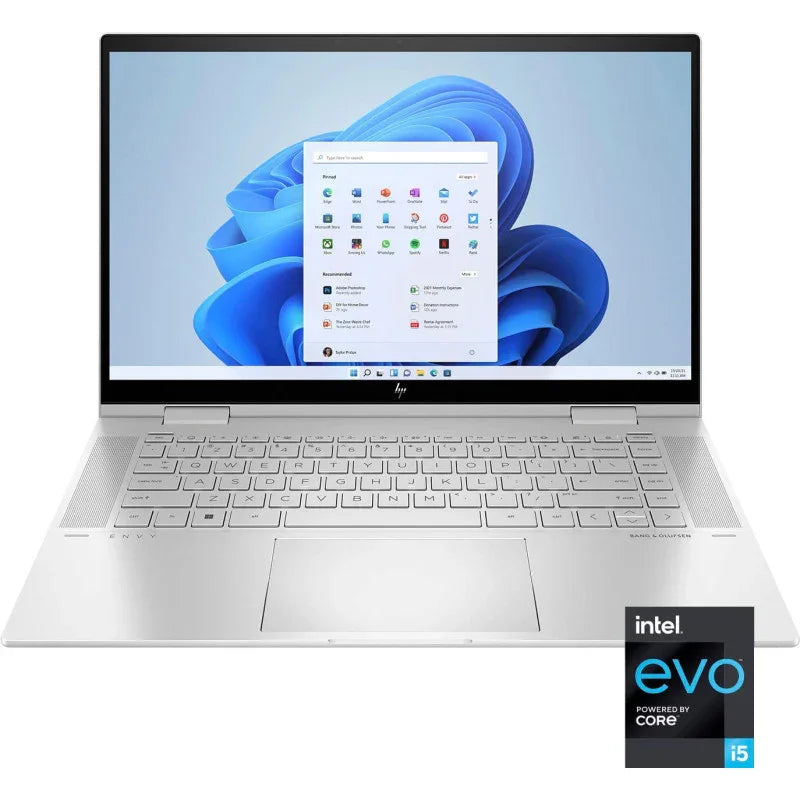 HP Envy X360 15-Ew0013Dx Intel 12th Generation Core I5 1235U, 8GB RAM, 256GB SSD, 15.6' FHD Display, Silver - eBuy UAE