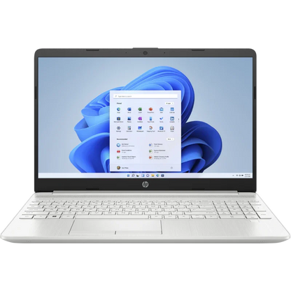 HP Laptop 15-dw4042ne, Windows 11 Home, 15.6 Inch, Intel Core i5, 8GB RAM, 512GB SSD, NVIDIA GeForce MX550, FHD, Natural Silve - eBuy UAE