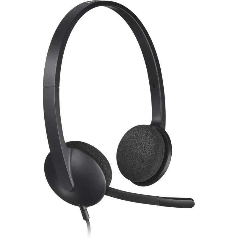 Logitech 981-000507 H340 USB Headset - 6ft Cable - eBuy UAE