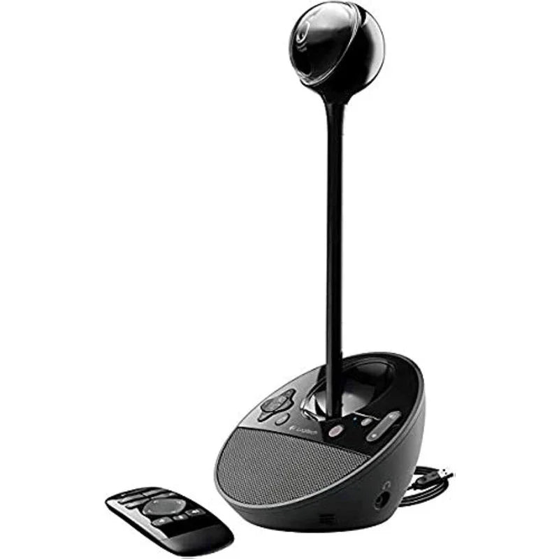 Logitech BCC950 Full HD 1080P Business Webcam Omnidirectional Speaker For Video Conference, Black - eBuy UAE