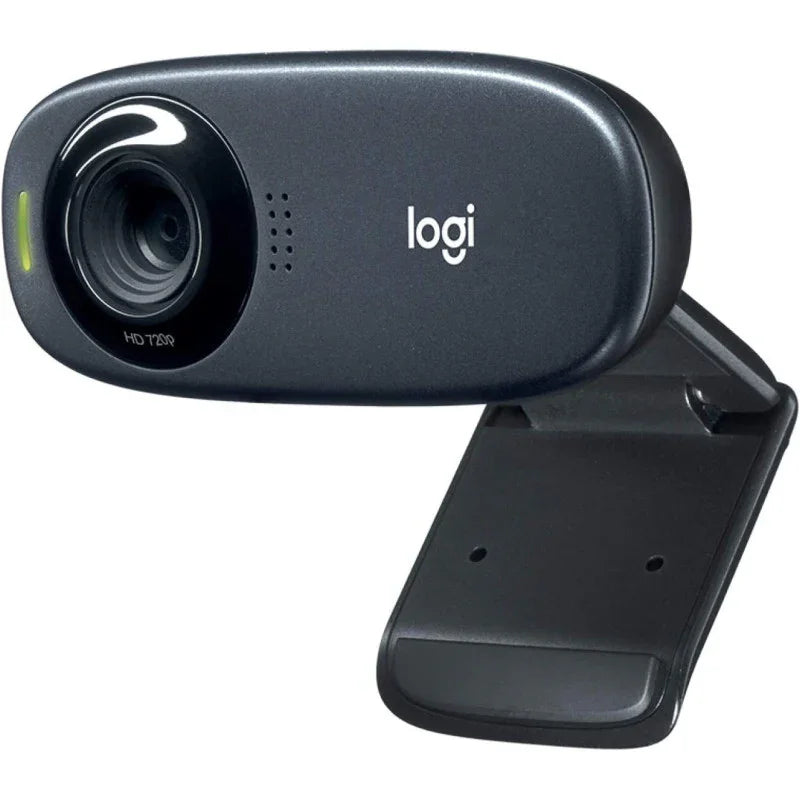 Logitech C310 Hd Webcam, Hd 720P/30Fps, Widescreen HD Video Calling, Hd Light Correction, Noise-Reducing Mic, For Skype, Facetime, Hangouts, Webex, Pc/Mac/Laptop/Macbook/Tablet - Black - eBuy UAE