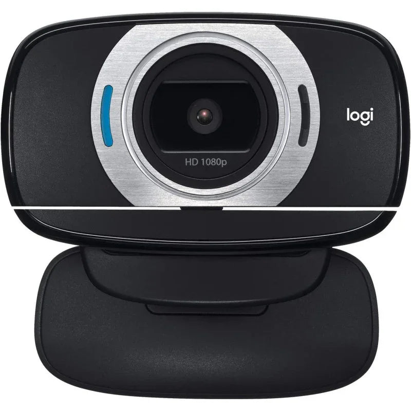 Logitech C615 Portable Webcam, Full Hd 1080P/30Fps, Widescreen Hd Video Calling, Foldable, Hd Light Correction, Autofocus, Noise Reduction, For Skype, Black - eBuy UAE