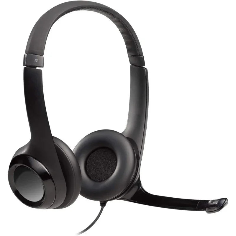 Logitech H390 Usb Computer Headset With Enhanced Digital Audio And Inline Controls - Black, Regular - eBuy UAE