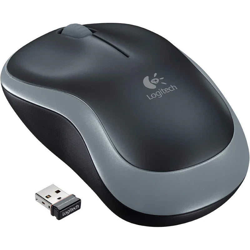 Logitech M185 Wireless Mouse, Black, Sold As 2 Each - eBuy UAE