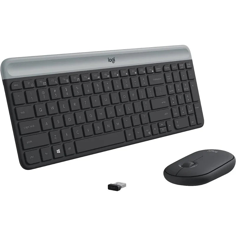 Logitech MK470 Slim Wireless Combo - Graphite - eBuy UAE
