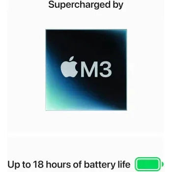 Apple Macbook Air 15 inch, M3 chip with 8-core CPU and 10-core GPU, 8GB RAM, 512 GB SSD, Starlight English MRYT3 1 Year Warranty - eBuy UAE