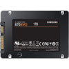 SAMSUNG SSD 870 EVO, 1 TB, Form Factor 2.5 Inch, Intelligent Turbo Write, Magician 6 Software, Black