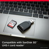 SanDisk 128GB Ultra SDXC UHS-I Memory Card - 140MB/s, C10, U1, Full HD, SD Card - SDSDUN4-128G-GN6IN