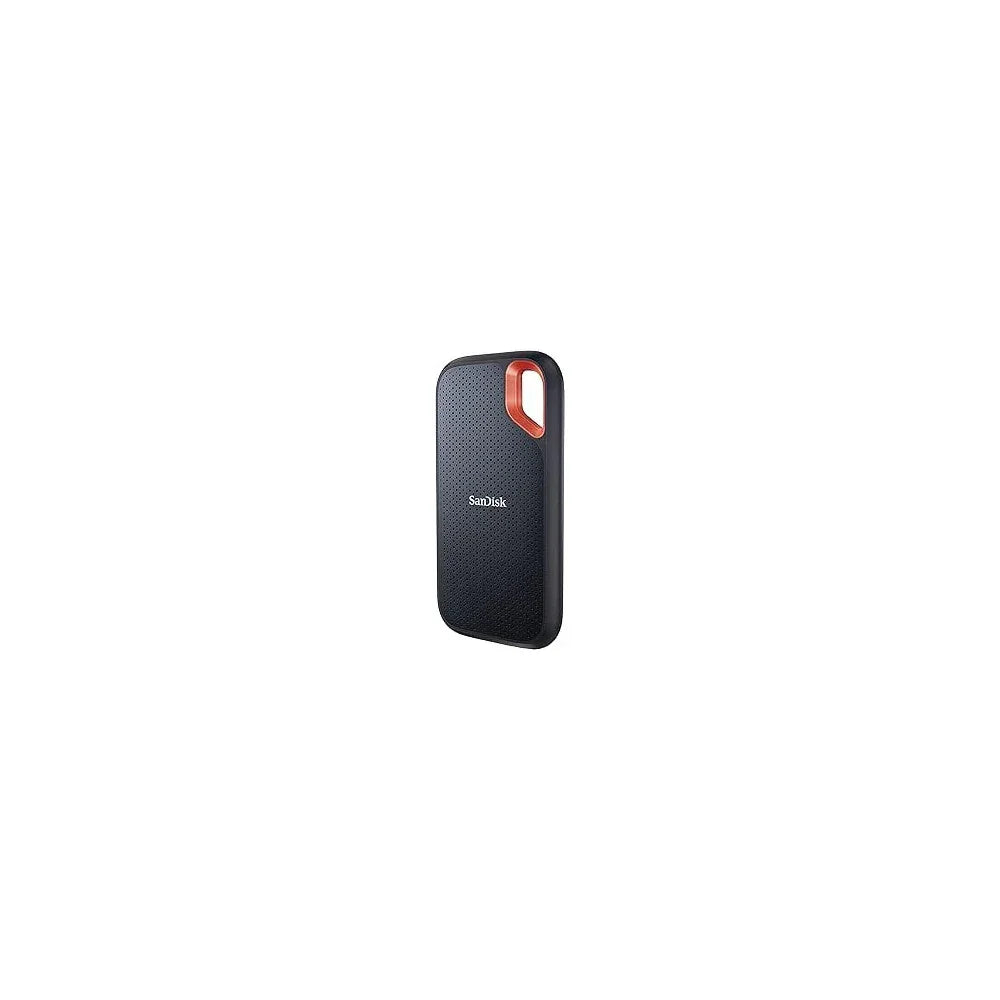 Sandisk 1Tb Extreme Portable Ssd Up To 1050Mb/S Usb C, Usb 3.2 Gen 2 External Solid State Drive Sdssde61 1T00 G25, Black, Sandisk Extreme Portable Ssd - eBuy UAE