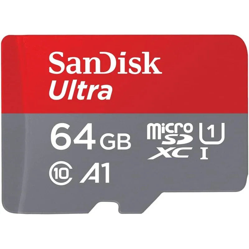 SanDisk Ultra 64 GB microSDXC Speicherkarte + SD-Adapter mit A1 App-Leistung bis zu 120 MB/s, Klasse 10, U1 - eBuy UAE