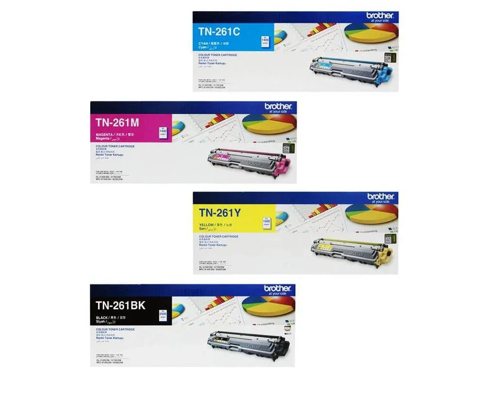 Brother TN-261 Toner Cartridge for HL-3150 HL-3170CDW MFC-9330CDW Printers - eBuy UAE