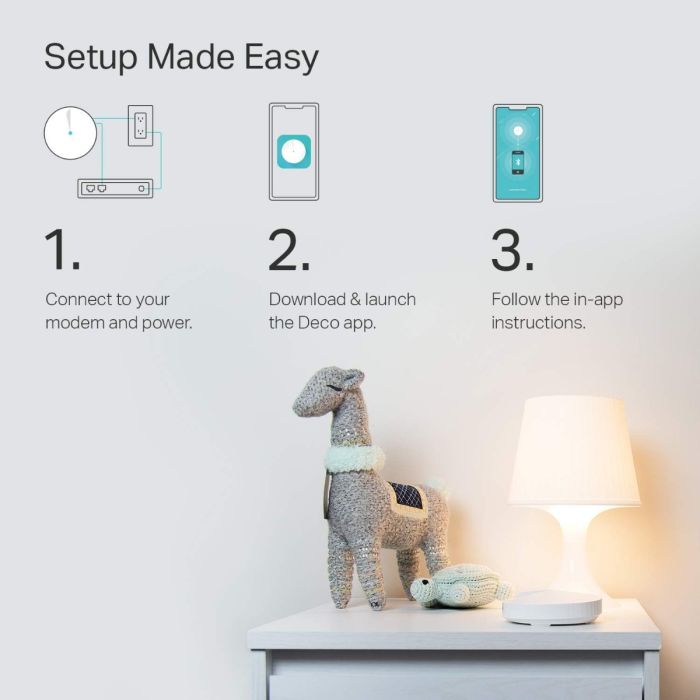 Tp Link Deco M5 AC1300 Whole Home Mesh Wi-Fi System 3-pack - eBuy UAE