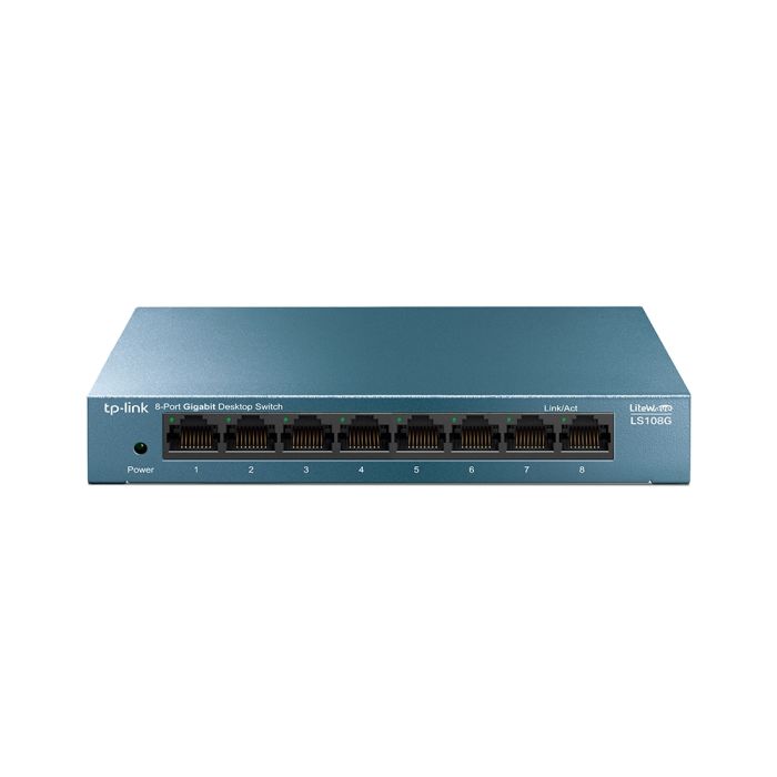 TP Link LiteWave 8 Port Gigabit Desktop Switch LS108G PLUG&PLAY - eBuy UAE