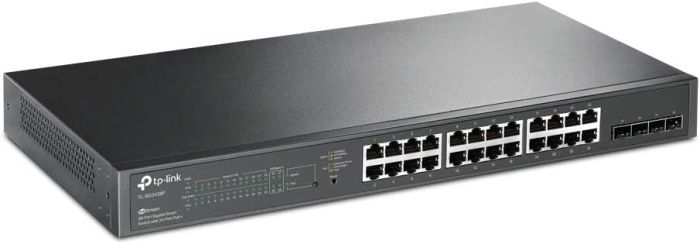 TP Link SG2428P JetStream 28-Port Gigabit Smart Switch with 24-Port PoE+ 250W - eBuy UAE