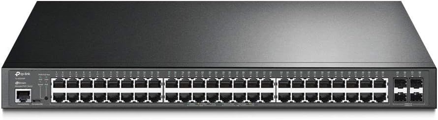 TP Link SG3452P JetStream 52-Port Gigabit L2+ Managed Switch with 48-Port PoE+ 384W - eBuy UAE
